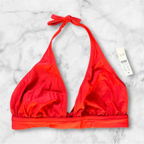 J. Crew halter tie back bikini top bra sz S nwt 008 - Picture 1 of 2